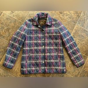 Coach Plaid Quilted Jacket- Women’s Size Small